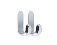 Curve Mini Hooks 2 pcs, silver