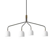 Howard 4 Long Chandelier, bone china