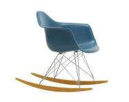 Eames Plastic Armchair RAR, golden maple/sea blue