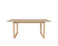Nord Dining Table 180 cm, white pigmented oak