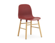 Form Chair Oak, red