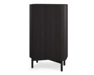 Loud Cabinet, black painted oak