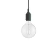 E27 Pendant Lamp, dark green