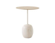 Lato Side Table LN8, oak/crema diva marble