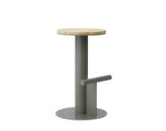 Pole Barstool 65, pine / grey