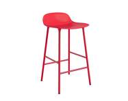 Form Bar Chair 65 cm Steel, bright red