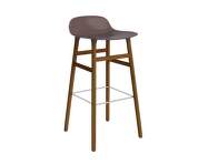 Form Bar Chair 75 cm Walnut, brown