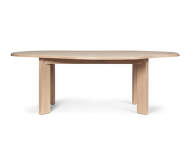 Tarn Dining Table 220, white oiled beech