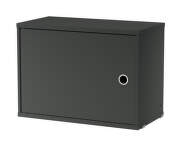 String Cabinet with Swing Door, dark grey