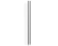 Pier System Profile, set of 2, black aluminium