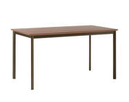 Drip HW115 Dining Table, bronzed/lacquered walnut