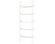 Rombe IF1 Full Bay Shelves, alabaster/lacquered oak
