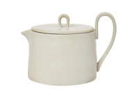 Flow Tea Pot, off-white speckle