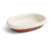 Barro Oval Dish S, off-white