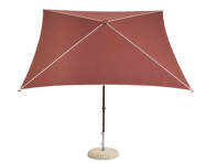 Terrazza Parasol Square, off-white and burgundy