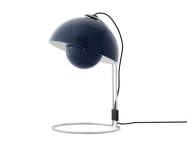 Flowerpot VP4 Table Lamp, steel blue