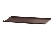String Metal Shelf Low Edge 78 x 30, dark brown