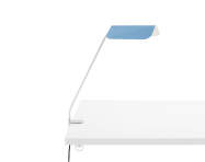 Apex Desk Clip Lamp, pastel blue