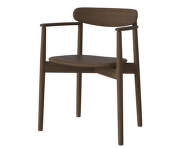 Merge Dining Chair with Armrest, dark oiled oak