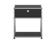 USM Haller M54 Bedside Table, graphite black