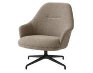 Rely Lounge Chair HW139 High Back, black / Clay 9