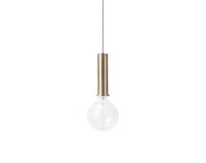 Collect Socket Pendant High, brass