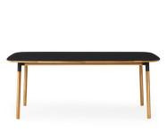 Form Table 95x200 cm Oak, black