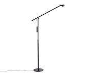 Fifty-Fifty Floor Lamp, soft black