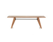 Table S.A.M. Bois 240 cm, solid American walnut