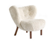 Little Petra VB1 Lounge Chair, walnut / sheepskin