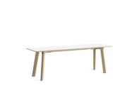 CPH Deux 215 Bench L140, pearl white/beech