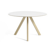 Copenhague CPH 20 Table Ø120, oak/white laminate