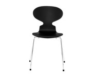 Ant 3101 Chair Fully Lacquered, chrome/black