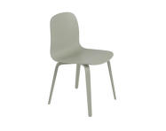 Visu Chair Wood Base, dusty green