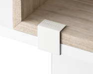 Stacked Clips 2pcs, white