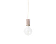 Collect Socket Pendant Low, rose