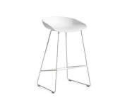 AAS 38 Bar Stool Low White Steel, white