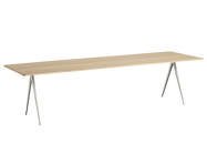 Pyramid Table 02 300x85 Beige Steel, lacquered oak