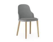 Allez Chair Oak, grey leather