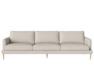 Veneda 4-seater Sofa, white oak / Ascot beige