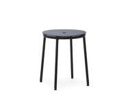 Circa Stool, black aluminum