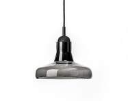 Shadows PC894 Pendant Lamp, smoke grey / black stained oak