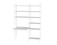 String Workspace B Shelving Set, white