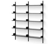 Library Shelf 1900, black ash/black