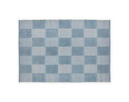 Check Rug 140x200 cm, light blue