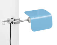 Apex Clip Lamp, pastel blue