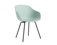 AAC 226 Chair Black Powder Coated Steel, dusty mint