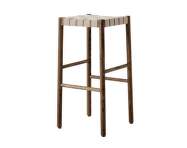 Betty TK8 Bar Stool, smoked oak / natural webbing