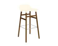 Form Bar Chair 75 cm Walnut, cream