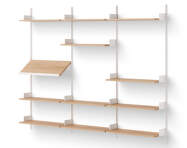 Display Shelf, oak/white